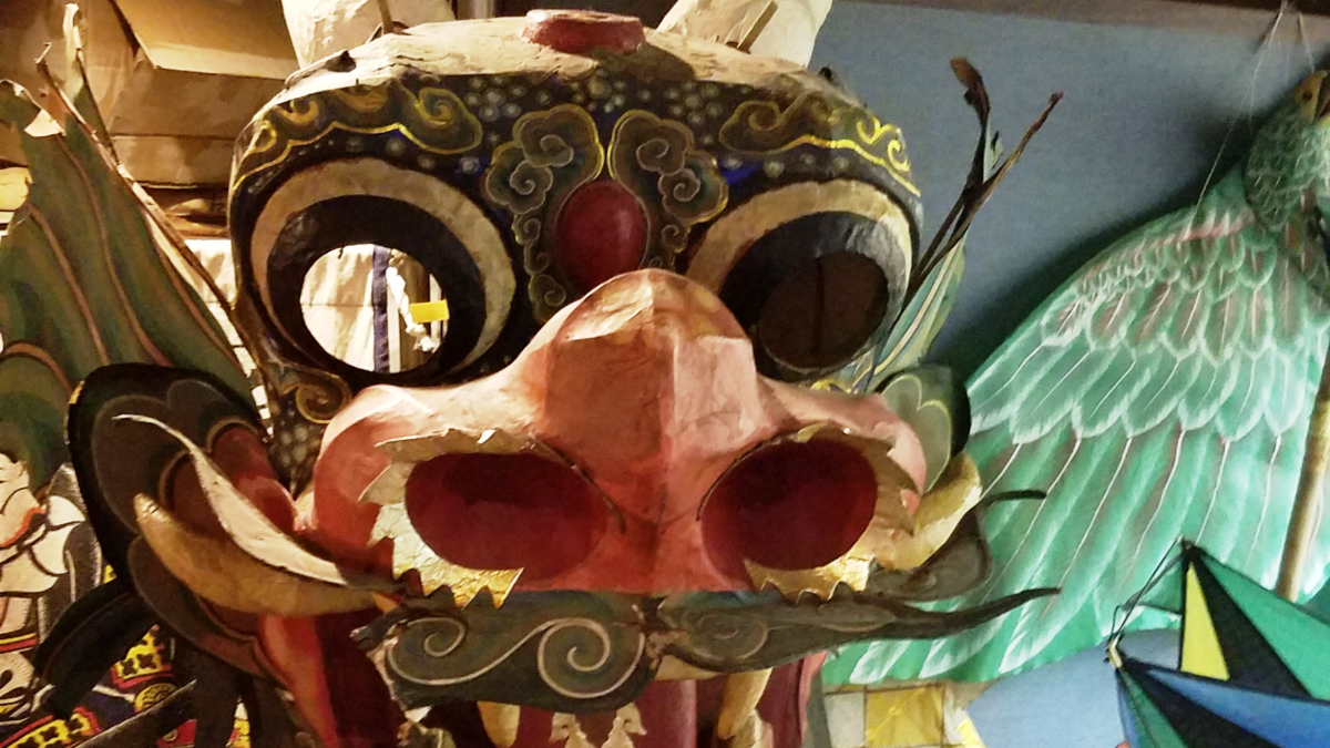 Музей воздушных змеев в Токио: утюг, дракон и Чарли Чаплин
